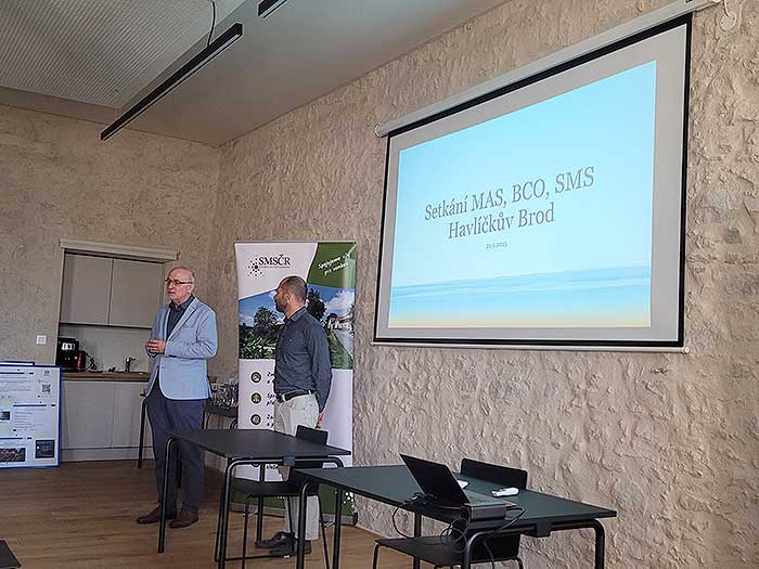 Seminář MAS Královská stezka a Českomoravské pomezí. BCO prezentovala aktuální téma